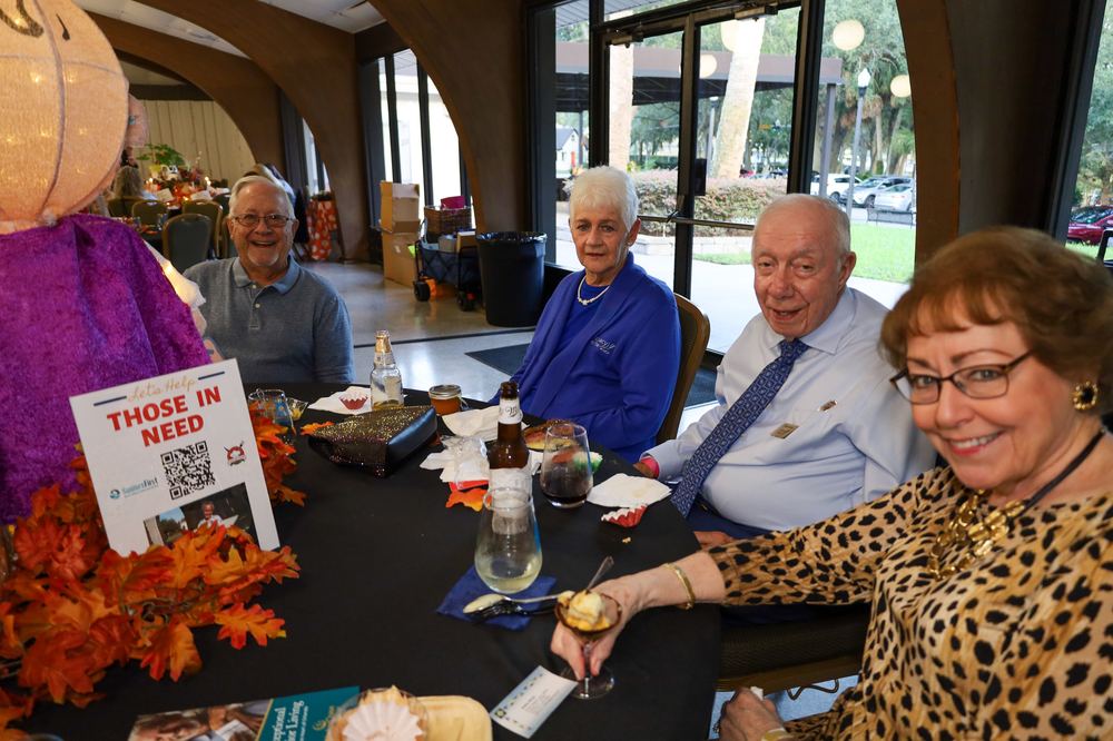 Guests enjoying Senior Chef Showdown, benefiting Seniors First